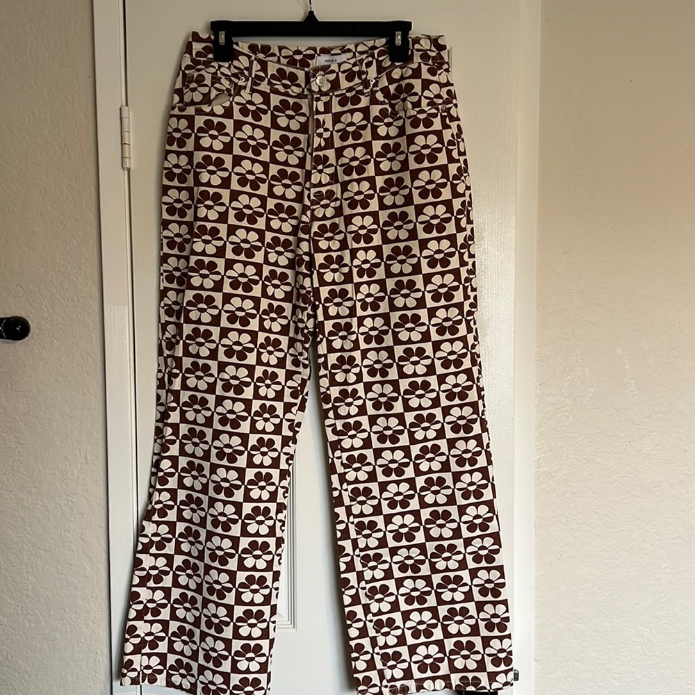 Forever 21 Flower jeans